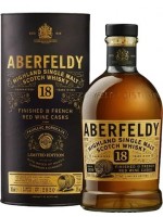 Aberfeldy 18yr Highland Single Malt 43% ABV 750ml